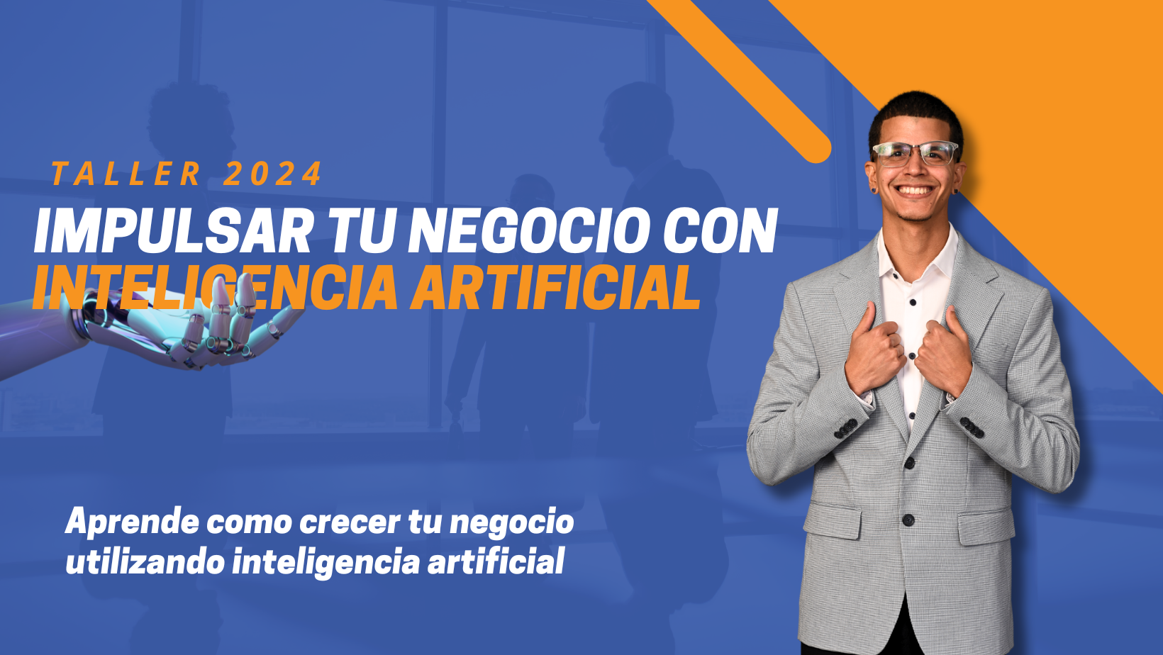 Taller Impulsa tu negocio con inteligencia artificial reynaldo ocasio digital y actualizate academy.