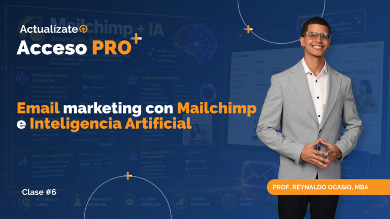 Clase de Acceso PRO: Email marketing con Mailchimp e Inteligencia Artificial